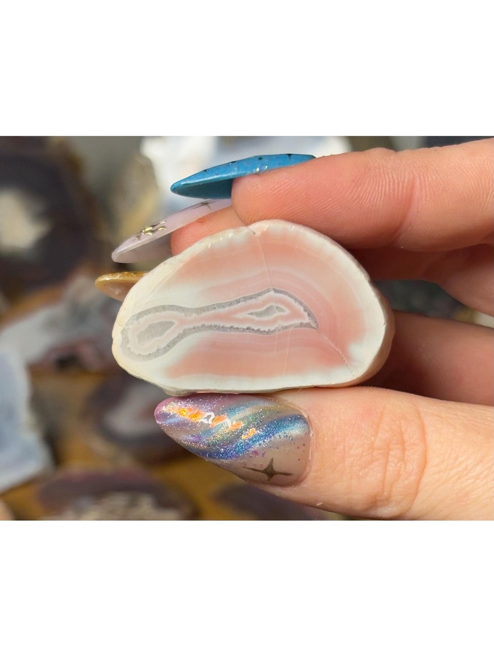 Queensland Creek Agate • Natural Australian Banded Stone • Polished Specimen